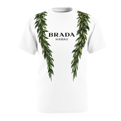 Kauai Maile Lei Shirt Hawaiian Royal Inspired Tee  BRADA Hawaii Maile Mokihana Design Island Heritage Apparel